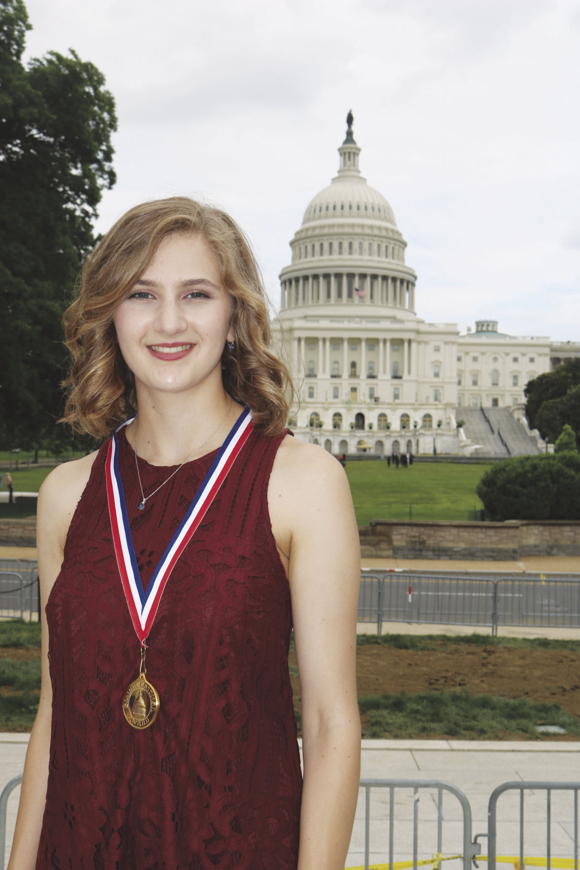 Dana DeMore receives Congressional Award Gold Medal